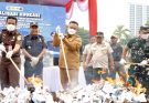 Gus Yani Musnahkan 10 Juta Batang Rokok & 350 Liter Mihol Ilegal, Selamatkan Potensi Kerugian Negara Rp 9,63 Miliar