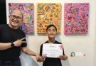 Sosok Rayyan Rabbani, Siswa SD NU 1 Trate Gresik yang Multitalenta, Lukisannya Lolos Open Call Nasional di Vinautism Gallery