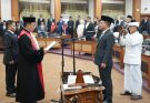 DPRD Gresik Gelar Pelantikan PAW Pimpinan dan Anggota, Wongso Resmi Jabat Wakil Ketua DPRD, Kusno Gantikan Almarhum Nurhamim 